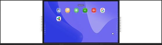 아이보드 팩토리 안드로이드 14 8+128G 인터랙티브 평면 패널 고 콘트라스트 1200:1 및 커서 속도 100 점/S 20 터치 포인트 화면 공유를 지원하는 인터랙티브 화이트보드