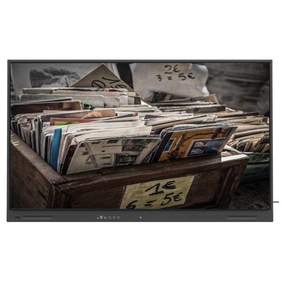 블랙 LCD 스마트 보드 USB 출력 350cd / m2 와이파이 및 무선 공유 110 인치 모니터