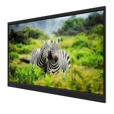 IFP 인터랙티브 평면 패널 4K 안드로이드 OPS PC 듀얼 시스템 무선 공유 멀티 터치 86 인치 스마트 보드 학교 어린이 교육 도구 온라인 회의