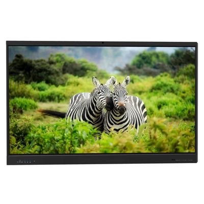 IFP 인터랙티브 평면 패널 4K 안드로이드 OPS PC 듀얼 시스템 무선 공유 멀티 터치 86 인치 스마트 보드 학교 어린이 교육 도구 온라인 회의