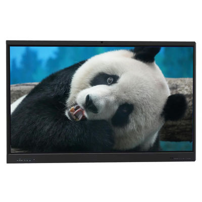 65인치 터치 스크린 스마트 보드 원격 교육용 카메라와 마이크가 통합된 인터랙티브 디스플레이 패널 전자 학습 교육 센터 비디오 회의 및 디지털 협업