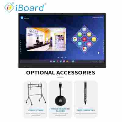 75" LED 인터랙티브 화이트보드 멀티 터치 디스플레이 안드로이드 윈도우 듀얼 시스템