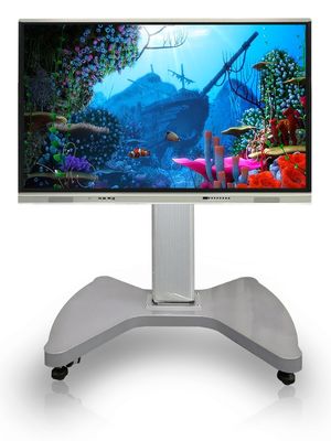 적외선 인터랙티브 화이트보드 QR 코드 공유 뮬트 터치 50 터치 포인트 모던 디자인 인터랙티브 평면 화면