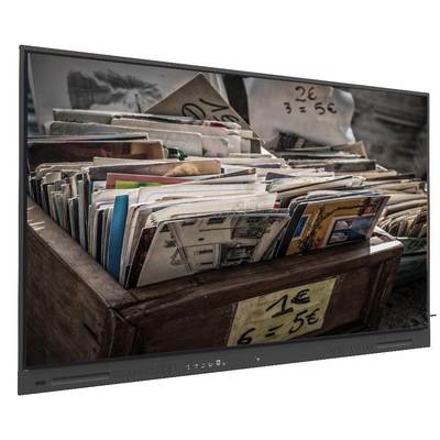 대화형 평면 패널 디스플레이 110인치 대형 화면 Android OPS PC USB HDMI TYPE-C 연결 포트 올인원 50 터치 포인트 벽걸이형 모바일