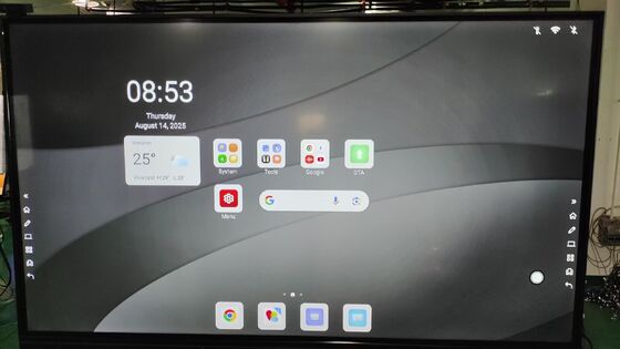 공장 직판 65 75 85 110인치 4K 전자 스마트보드 교육용 스마트보드 인터랙티브 패널