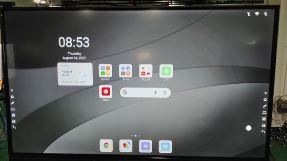 19년 공장 인터랙티브 터치 스크린 모니터 반 반등 반 스크래치 유리 간편 유지 보수 고성능 인터랙티브 화이트보드 학교 교육 교육 장비