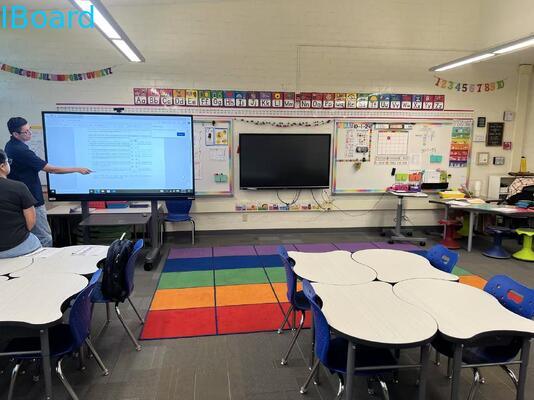 98인치 인터랙티브 플랫 패널 터치스크린 TV (4K 울트라 HD, 20포인트 터치, 학교 및 기업용)