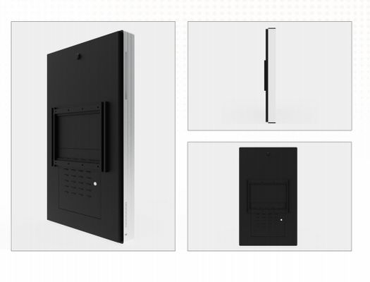 65인치 벽걸이형 적외선 터치스크린 키오스크, 4K 해상도 및 내장 스피커