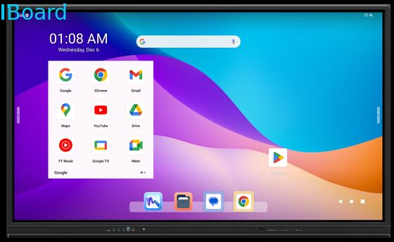 86인치 구글 EDLA 인증 인터랙티브 화이트보드 클래스와 컨퍼런스용 8 코어 CPU