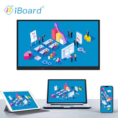 고품질 98인치 iBoard 인터랙티브 화이트보드 평면 패널 터치 스크린 TV – 학교 수업 및 기업 회의를 위한 프리미엄 디스플레이 솔루션