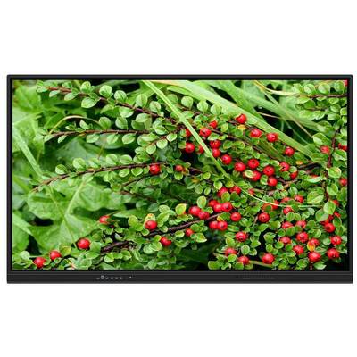 65 75 86인치 LED 인터랙티브 화이트보드, 2x15W 스피커, 가로형, 벽걸이형, 가정용 교육, 회의, 줌 미팅