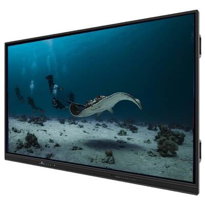 IBoard 55-98인치 인터랙티브 화이트보드 스마트 교육 보드, 4K HD 디스플레이 듀얼 시스템 Windows 및 Android, 눈부심 방지 강화 유리