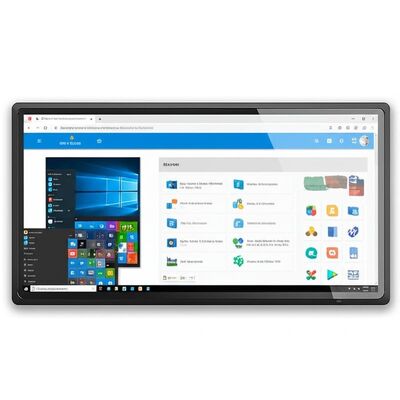 65인치 올인원 인터랙티브 화이트보드, 8+128G 저장 공간 및 적외선 터치, 교육 및 회의용