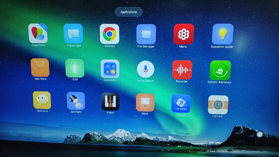 내장 안드로이드 시스템 업그레이드 인터랙티브 화이트보드 터치 화면 모니터 제조업체