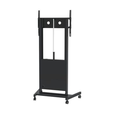 TV/IFPD용 86인치까지 높이 조절 가능한 전동식 이동식 스탠드 플로어 스탠드
