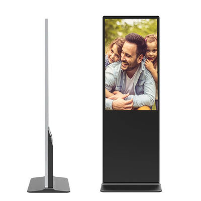 IBOARD 43 50 55 65 75 인치 수직 스탠드 광고 화면 LCD 디지털 사이니지 토템 LED 디스플레이 전시