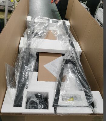 65"-100" 디스플레이용 높이 조절식 이동식 TV 카트 스탠드