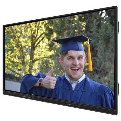 멀티 터치 스크린 눈부심 방지 모바일 스탠드 LCD 디지털 인터랙티브 스마트 보드 55 65 75인치 인터랙티브 플랫 패널