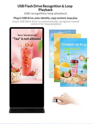 4G Connection Digital Signage with Ethernet Connectivity and Antiglare Surface for Effective Corporate Messaging