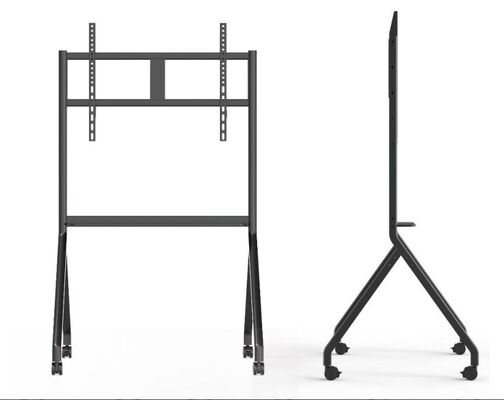 모바일 스탠드 대화형 디스플레이용 모바일 TV 카트 65~86인치 크기에 적합한 스마트 TV