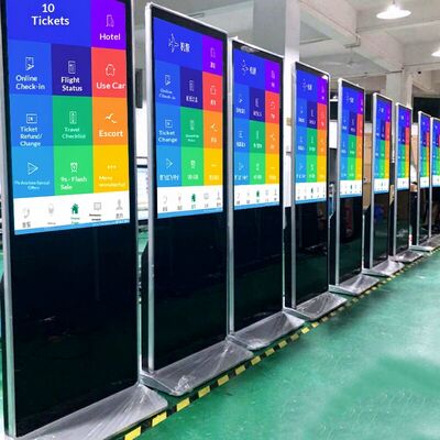 iBoard 43인치 플로어 스탠드 수직 LCD 터치스크린 실내 스마트 광고 스크린 디스플레이 디지털 사이니지 광고 플레이어