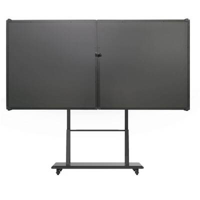AIO 75 인치 스마트 터치 패널 안드로이드 윈 사이드 보드 카메라 마이크와 함께 모바일 스탠드 회의 대학