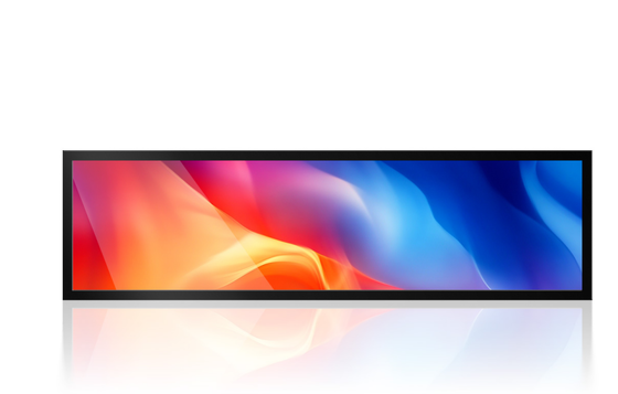 Indoor Stretched Bar LCD Display Advertising Display for shelf digital signage