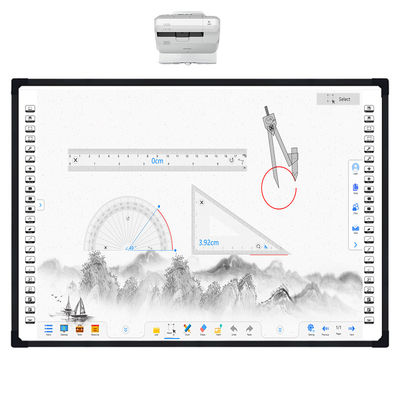전자적 DTV 광학 인터랙티브 화이트보드 2 터치 포인트