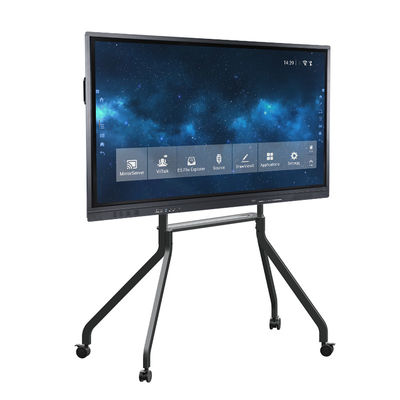 평면 화면 CE FCC 증명서를 위한 86 인치 바퀴 달린 TV 받침대