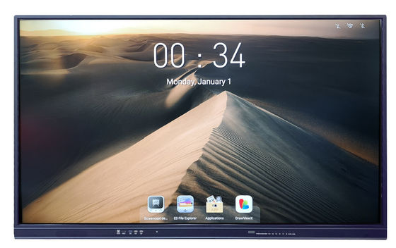 만찬 호리호리한 상호 작용하는 평판 터치 스크린 모니터 Android9.0 OS