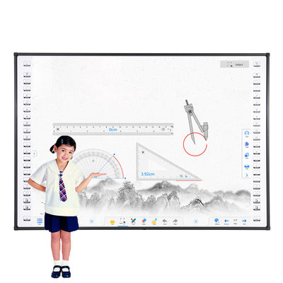 96인치 적외선 인터랙티브 화이트보드S 멀티 터치 프로젝션 스마트 화이트보드 회의 및 교육용 맞춤형 크기