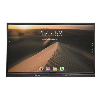 65 " 주도하는 가르침 위원회  적외선 상호 작용하는 LED 디스플레이 다중 터치 모니터 현명한 화이트보드
