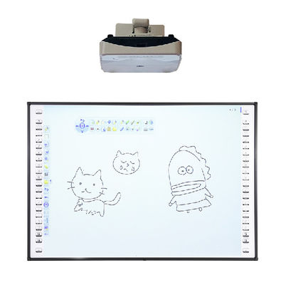 CE 84 인치 OEM 인터랙티브 화이트보드 세라믹 나노 78~120 인치