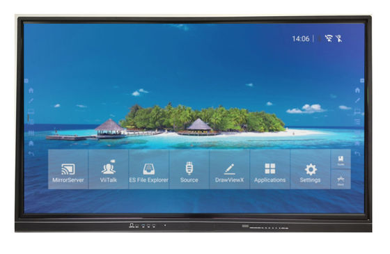 86 " LED 인터랙티브 화이트보드 슈퍼 호리호리한 프레임 벽걸이용