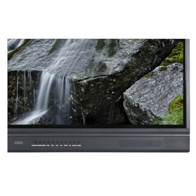 65인치 LED 인터랙티브 화이트보드, 안드로이드 스마트 평판 20/40 터치 포인트 적외선 블랙 색상