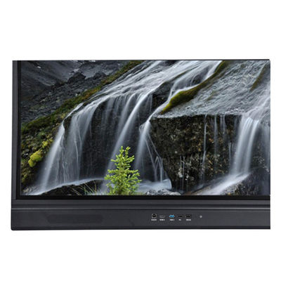 65인치 LED 인터랙티브 화이트보드, 안드로이드 스마트 평판 20/40 터치 포인트 적외선 블랙 색상