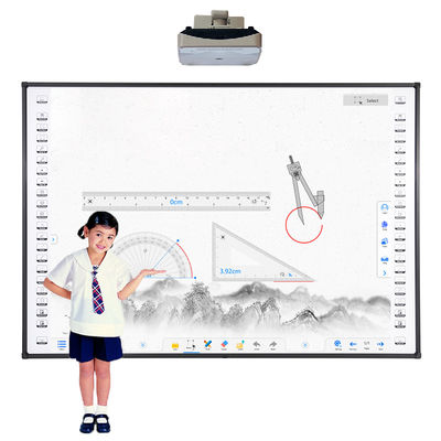 120in 대화형 프로젝터 보드 Windows Android Linux OS 학교용 나노 세라믹