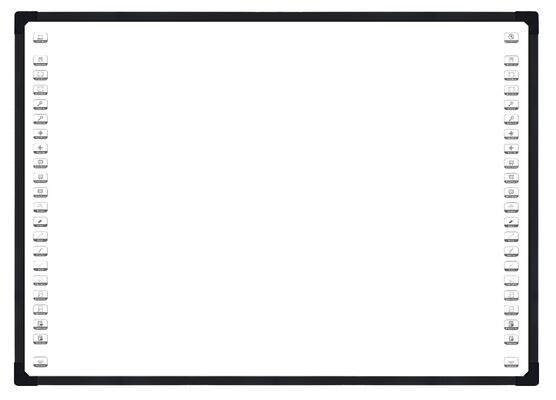 4 카메라 광학 인터랙티브 화이트보드 10-32 터치 포인트 스마트 보드 향상 된 디지털 협업을 위해