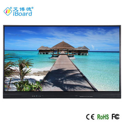 iBoard LCD 대화형 화이트보드 대화형 패널 Android 11 86인치 카메라 옵션