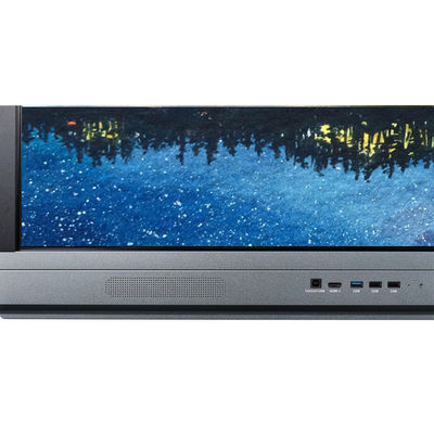 벽체는 75 인치 인터랙티브 화이트보드 PC, 안드로이드 8, 발표를 만나기 위한 알루미늄합금 프레임 평판을 탑재했습니다