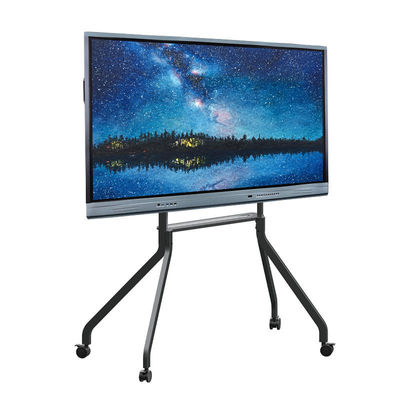벽체는 75 인치 인터랙티브 화이트보드 PC, 안드로이드 8, 발표를 만나기 위한 알루미늄합금 프레임 평판을 탑재했습니다