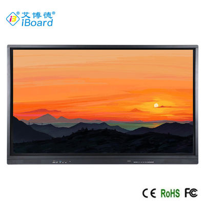 새로운 버전 안드로이드 11 86 인치 이보드 상호 작용하는 다중 터치 주도하는 화면 4K 디스플레이