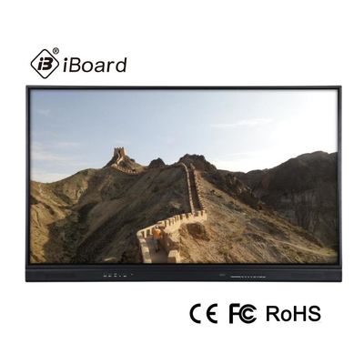 10개의 터치 포인트를 가르치기 위한 32G 75 인치 인터랙티브 화이트보드
