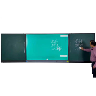 75 86 인치 4K 교육 장비 터치 스크린 최고의 스마트 보드 상호 연결 LCD 스마트 블랙보드