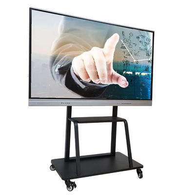 20 터치 포인트 75 인치 LCD 스마트 보드 학교 사무실 회의에서 인터랙티브 터치 솔루션을 위한 인터랙티브 평면 패널
