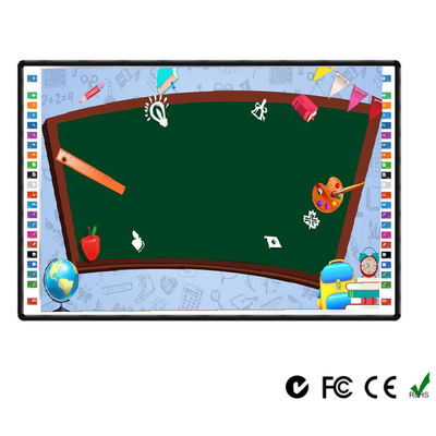 90인치 적외선 인터랙티브 화이트보드 전자 화이트보드 USB 인터페이스 세라믹 나노 표면