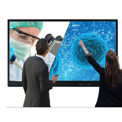 40 터치 포인트 다중 터치 화면 적외선 초미세 터치 86 인치 패널 옵션 카메라 마이크 스피커 무선 클릭 공유