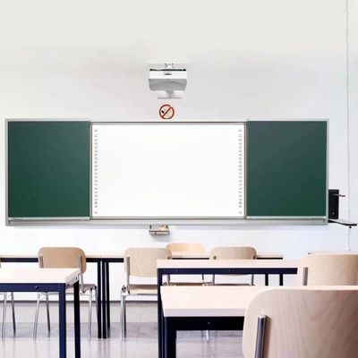 82-120 인치 CE 자격증 4:3 16:9 16:10은 학교 교육에 대해 적외선 인터랙티브 화이트보드 1855x1280mm을 검게합니다