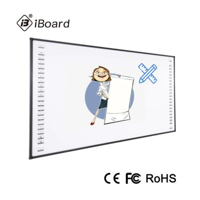 CE 로에스 FCC 105 인치 적외선 인터랙티브 화이트보드는 마른 삭제된 IWB를 지원합니다
