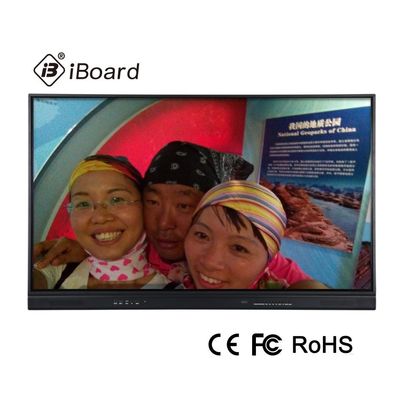 20 터치 포인트 75 인치 LCD 스마트 보드 학교 사무실 회의에서 인터랙티브 터치 솔루션을 위한 인터랙티브 평면 패널